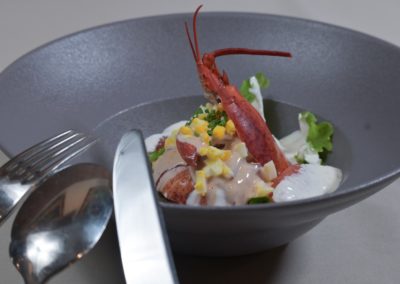Salade de homard à la pamplemousse